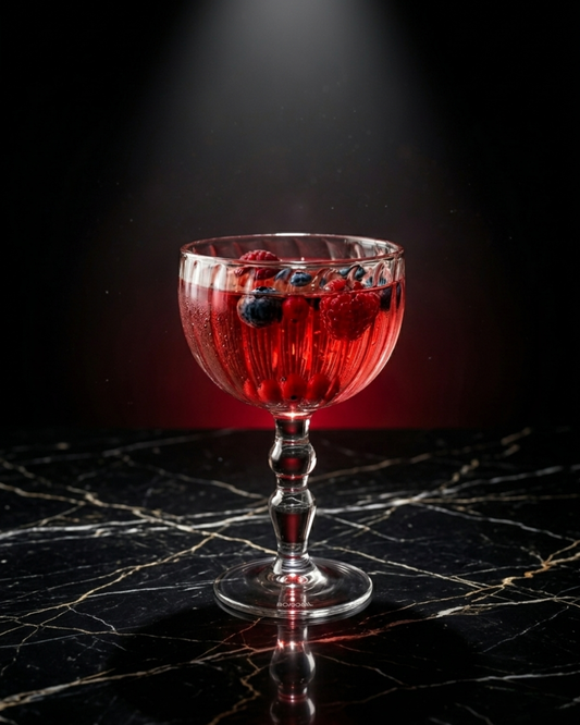 Royal Ribbed Coupe Glass (10 × 16 cm)