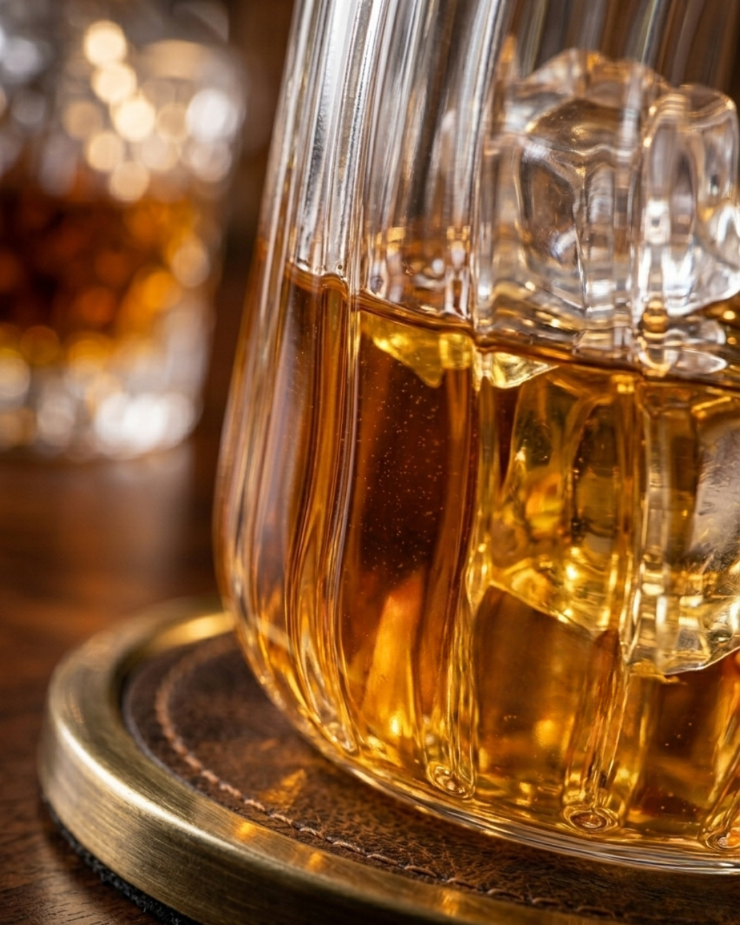 Premium Ribbed Whiskey Glass
