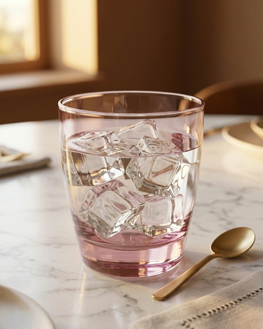 Blush Pink Tumbler Glass (7 × 15 cm)