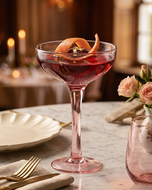 Glasseria™ Blush Royale Coupe Glass