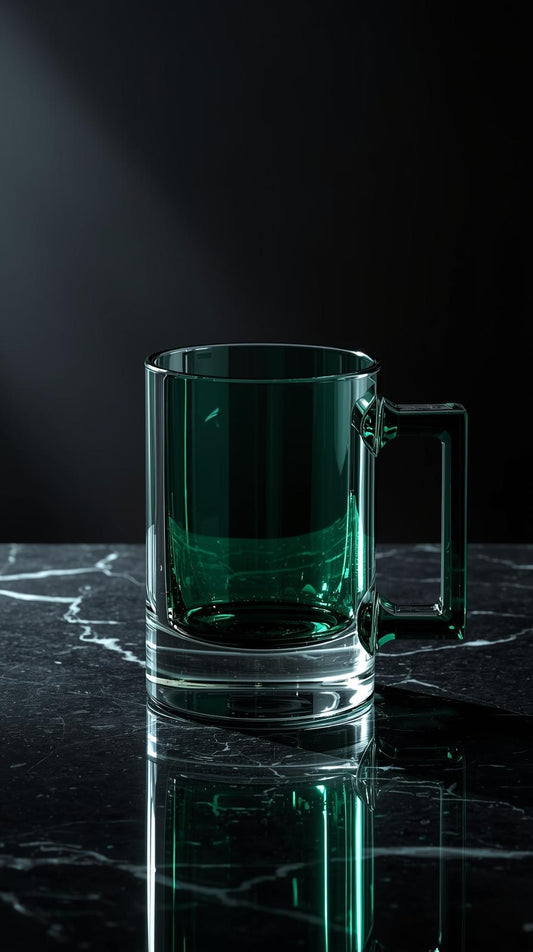 Glasseria Emerald Double Wall Glass Mug